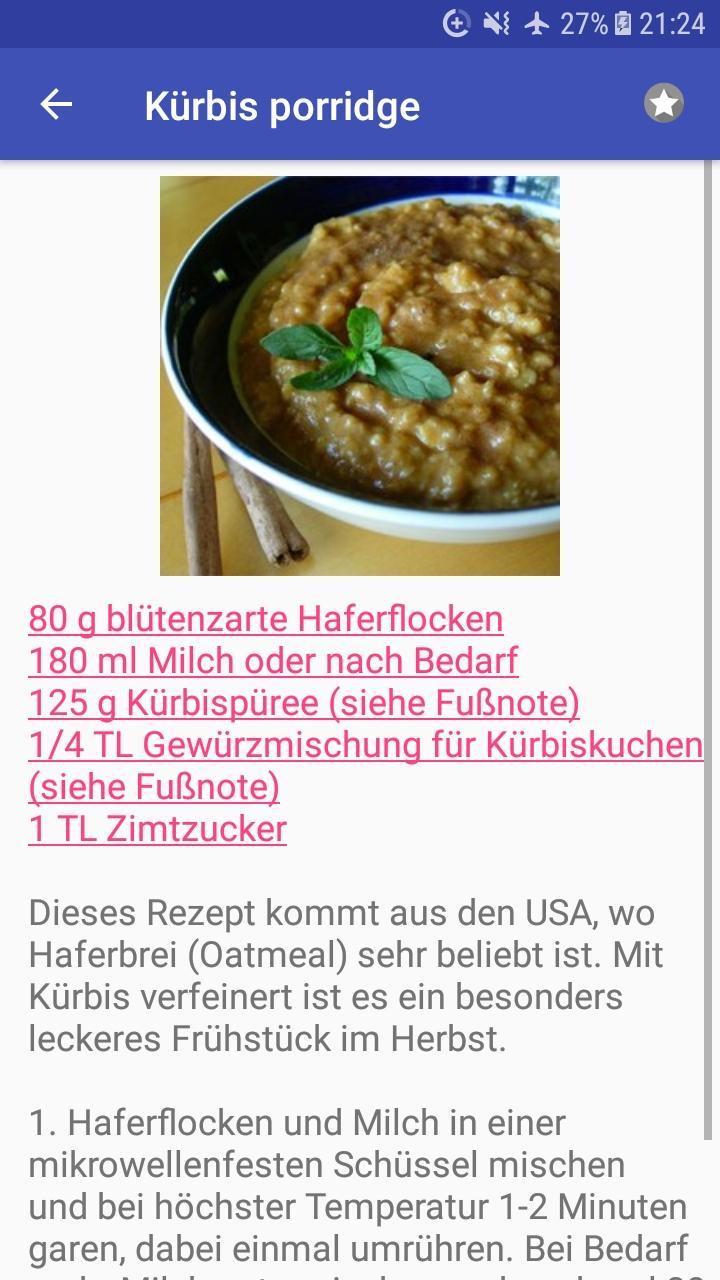 Mikrowellen Rezepte For Android Apk Download