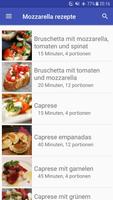 Mozzarella rezepte app deutsch kostenlos offline captura de pantalla 3