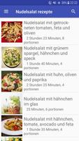 Nudelsalat rezepte app deutsch kostenlos offline imagem de tela 3