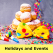 Holidays and Events recipes for free app offline