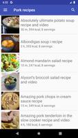 Pork recipes poster