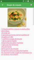 Chowder avec calories recettes en français. Screenshot 3