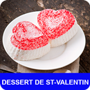 Dessert de Saint-Valentin avec calories recettes. APK