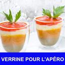 Verrine pour l'apéro avec calories recettes. APK