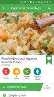 Recettes de riz capture d'écran 1