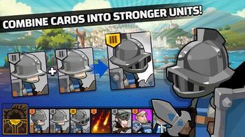 The Wonder Stone: Card Merge Defense Strategy Game syot layar 1