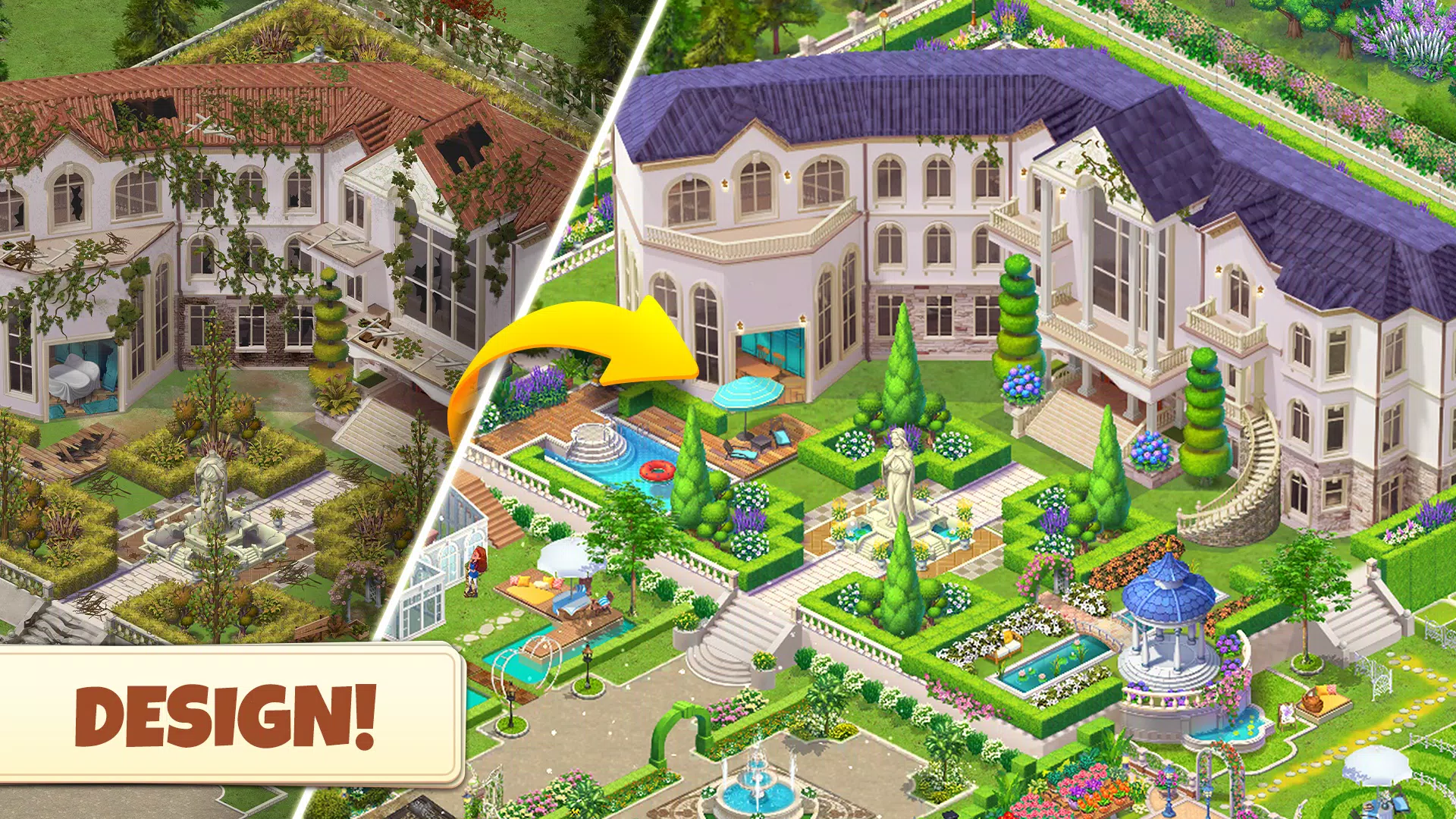 Merge Manor : Sunny House APK for Android Download