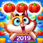 Farm Meow Match 2019 - Free Match3 Puzzle Game icône