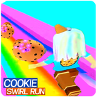 Run Cookie swirl roblox's Rainbow mod obby icône