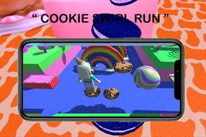 Run Cookie swirl roblox's Rainbow mod obby captura de pantalla 1