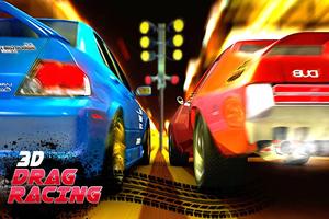 Drag Racing jeu voiture  3D Affiche