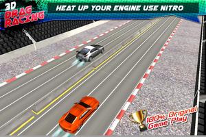 Drag Racing jeu voiture  3D capture d'écran 1