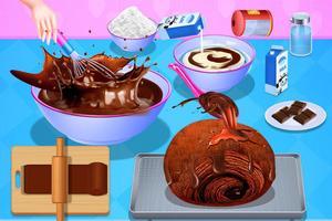 Chocolate Dessert Design Shop Affiche