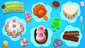 Chocolate Sandwich Cookies Mak โปสเตอร์