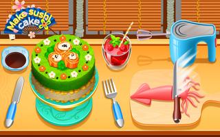 Make Sushi Cake plakat