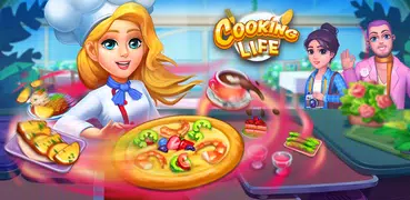 Cocinar la vida: chef maestro y juego de cocina