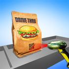 Food Simulator Drive Thru 3D Zeichen