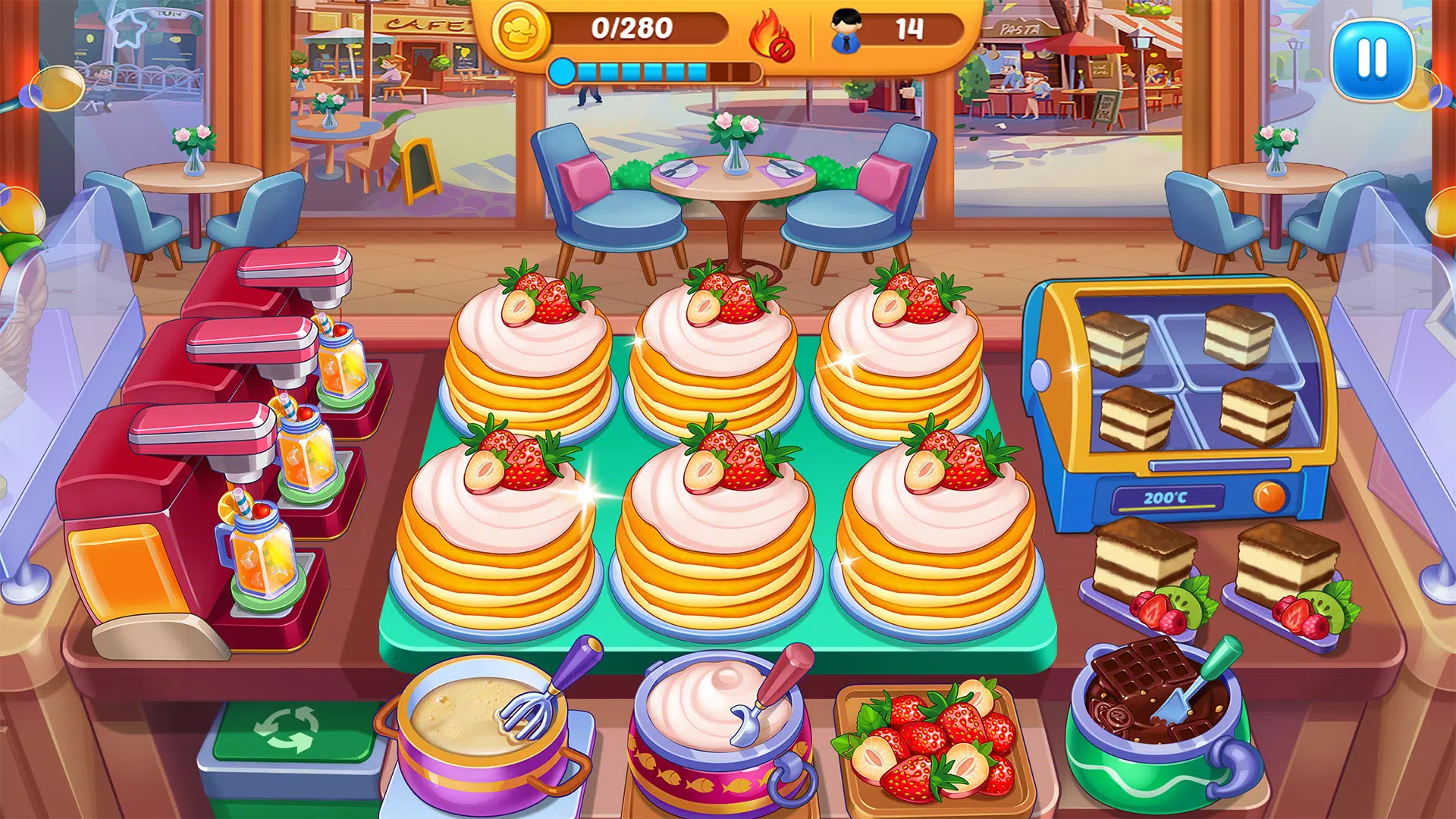 Cooking Town jogo de culinária do chef versão móvel andróide iOS