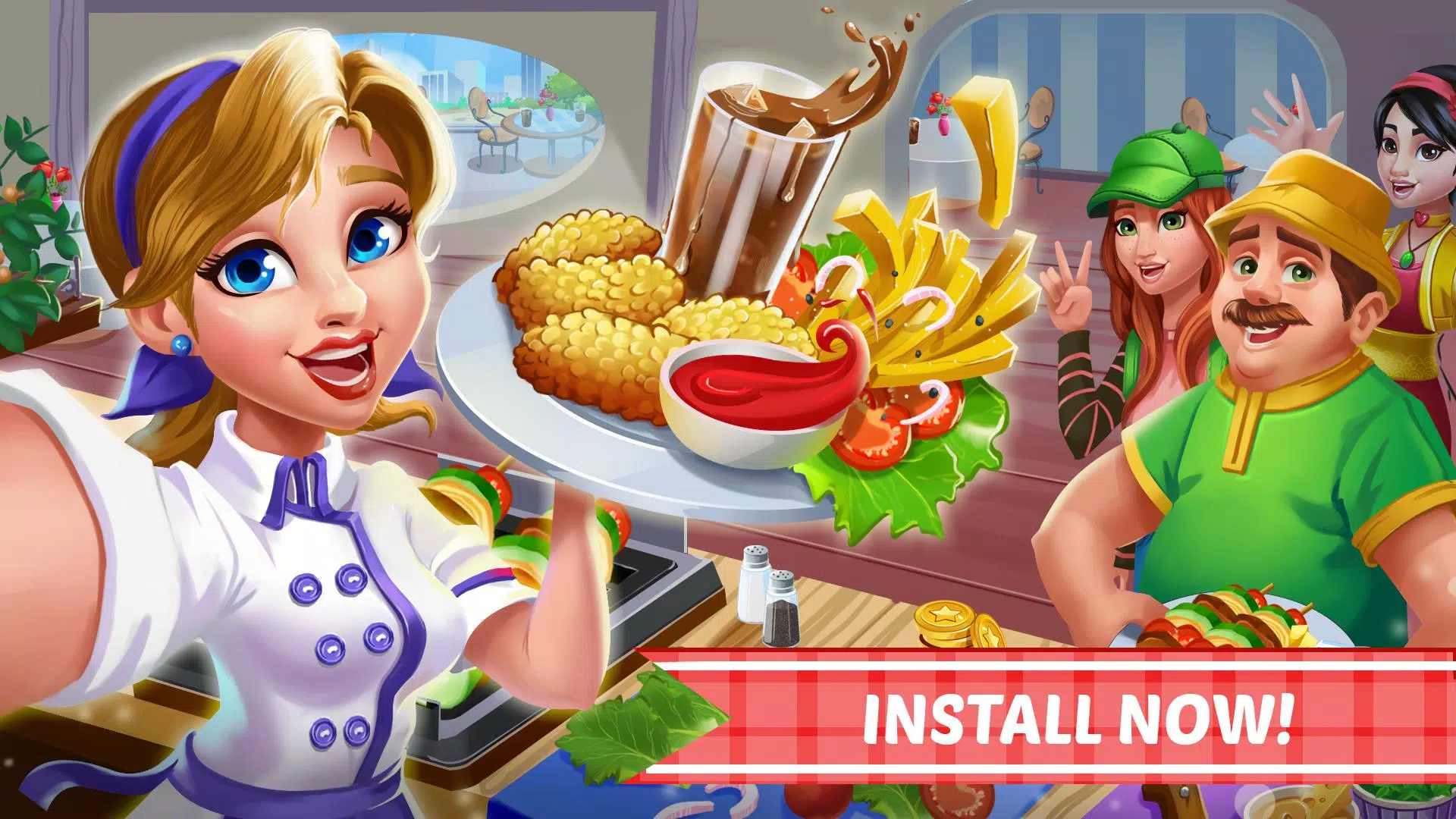 Download do APK de Jogos de Culinária para Meninas - Restaurant