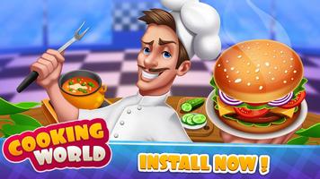 Cooking World - Food Fever & Restaurant Craze โปสเตอร์