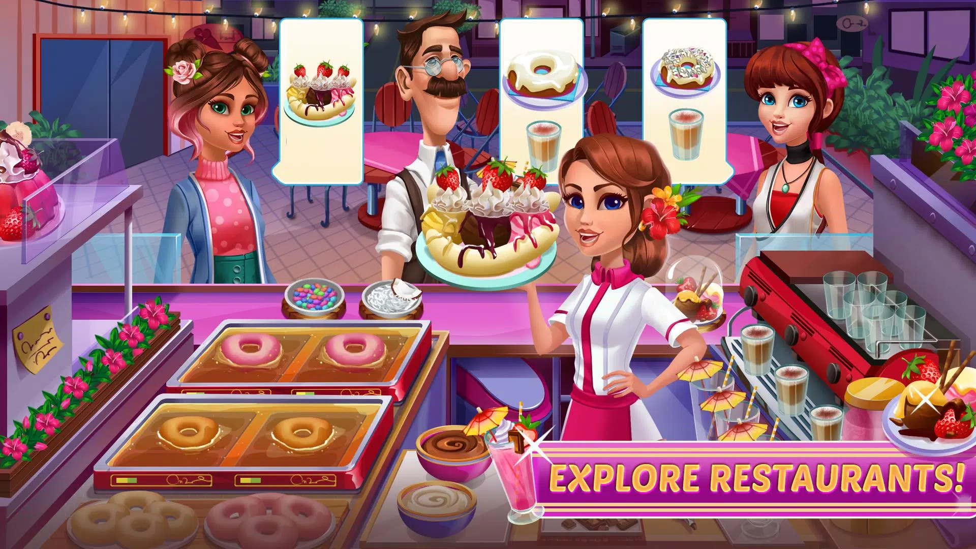 empezar Algún día homosexual Descarga de APK de Juegos de cocina para chicas Restaurant Chef Joy para  Android