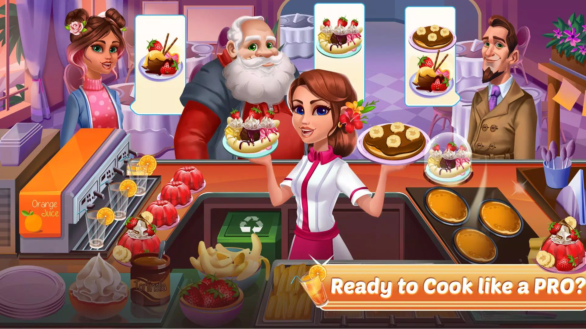 Descarga APK de Juegos cocina chicas Restaurant Chef Joy para Android