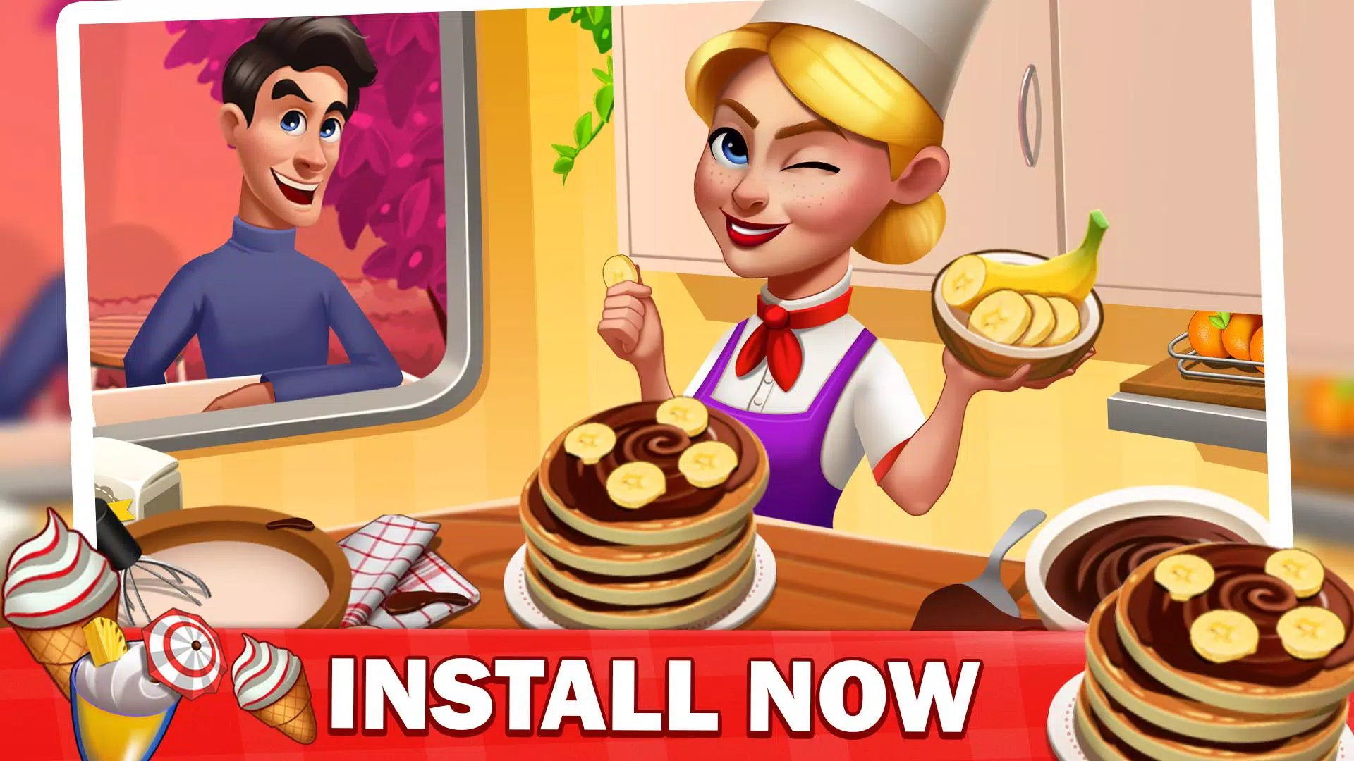 Download do APK de Jogos de culinária para meninas Restaurante