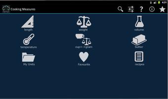 برنامه‌نما Cooking Measures عکس از صفحه