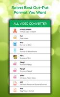 All Video Converter – AVI, MKV, FLV, M4V, 3GP, MOV تصوير الشاشة 3