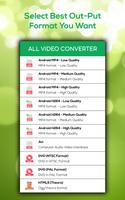All Video Converter – AVI, MKV, FLV, M4V, 3GP, MOV capture d'écran 2
