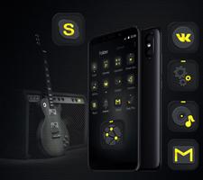 Cool black theme syot layar 2