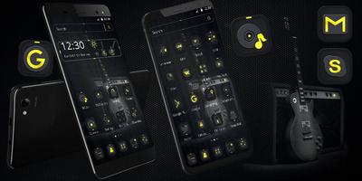 Cool black theme اسکرین شاٹ 3