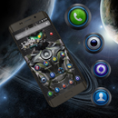 Grey Cool Mechanical Warrior Theme APK