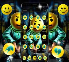 Cool Sad Emoji Man Theme ảnh chụp màn hình 2
