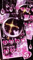 Galaxy Rose Moon Themes 3D Wallpapers screenshot 1