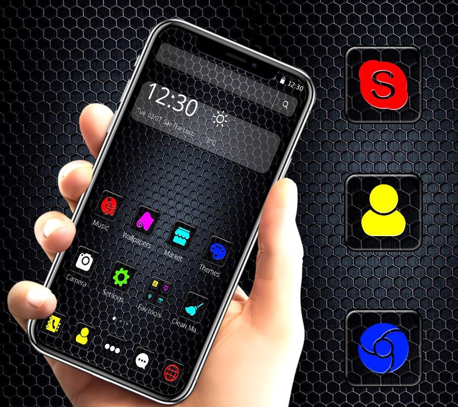 Темная тема телефона самсунг. Тёмные темы для андроид. Black cool Theme. Theme Black Samsung.