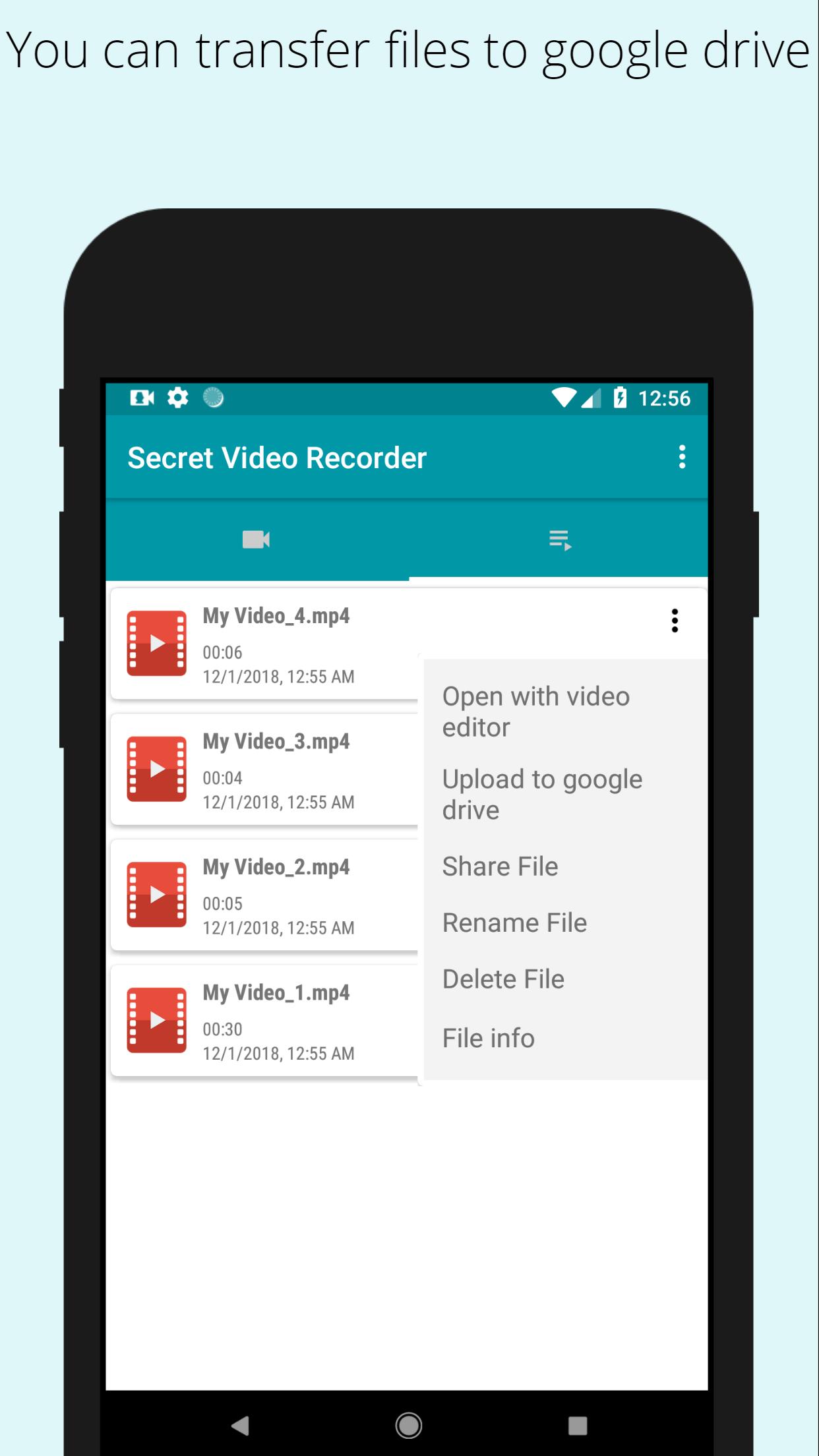 Enregistreur vidéo secret (SVR) MOD APK (Pro débloqué) 3