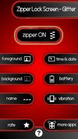 برنامه‌نما Zipper Lock Screen – Glitter عکس از صفحه