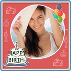 Photo on Birthday Greeting Car icono