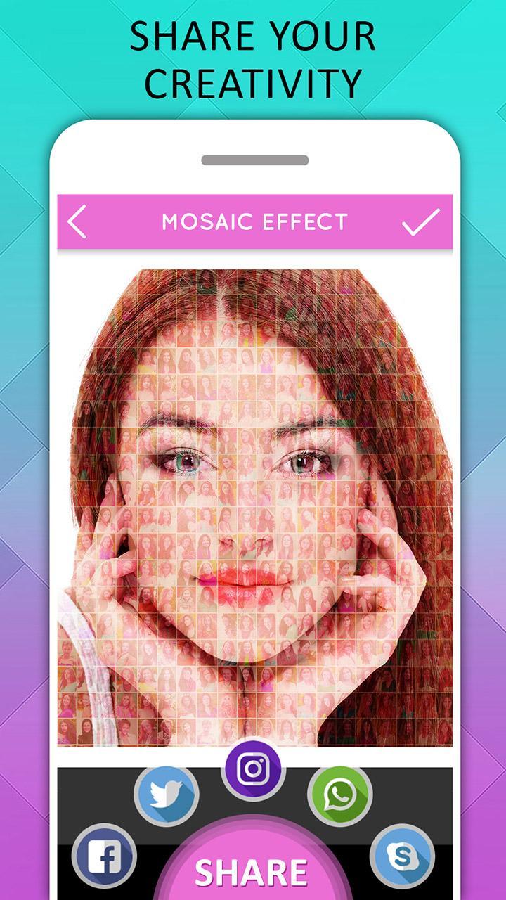 Android 用の モザイク写真の効果 Apk をダウンロード Android 用の モザイク写真の効果 Apk をダウンロード