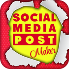 社交媒體的Post Maker 圖標