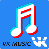 Музыка ВК Скачать и Слушать VkMusic أيقونة