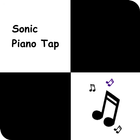 piano tegels - Sonic-icoon