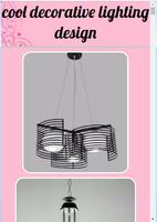 Design de lampe décoratif cool Affiche