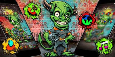 Cool fancy graffiti theme screenshot 3