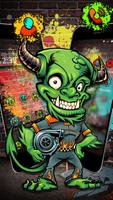 Cool fancy graffiti theme poster
