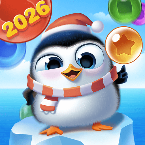Bubble-Pinguin-Freunde
