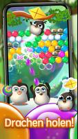 Bubble-Pinguin-Freunde Plakat