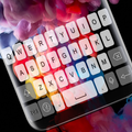 Smoke Effect Colorful Keyboard Theme