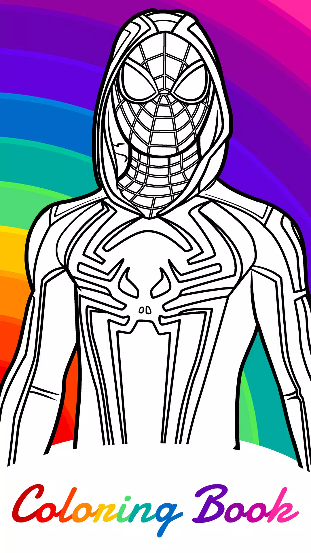 Coloriage Spiderman Miles Morales Livre de coloriage Spiderman APK pour Android Télécharger
